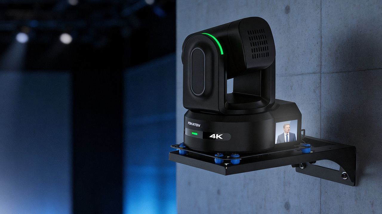 Genlock Camera HDKATOV BC1000-30N Ultra-HD Broadcast Grade PTZ Camera with SD Card ...